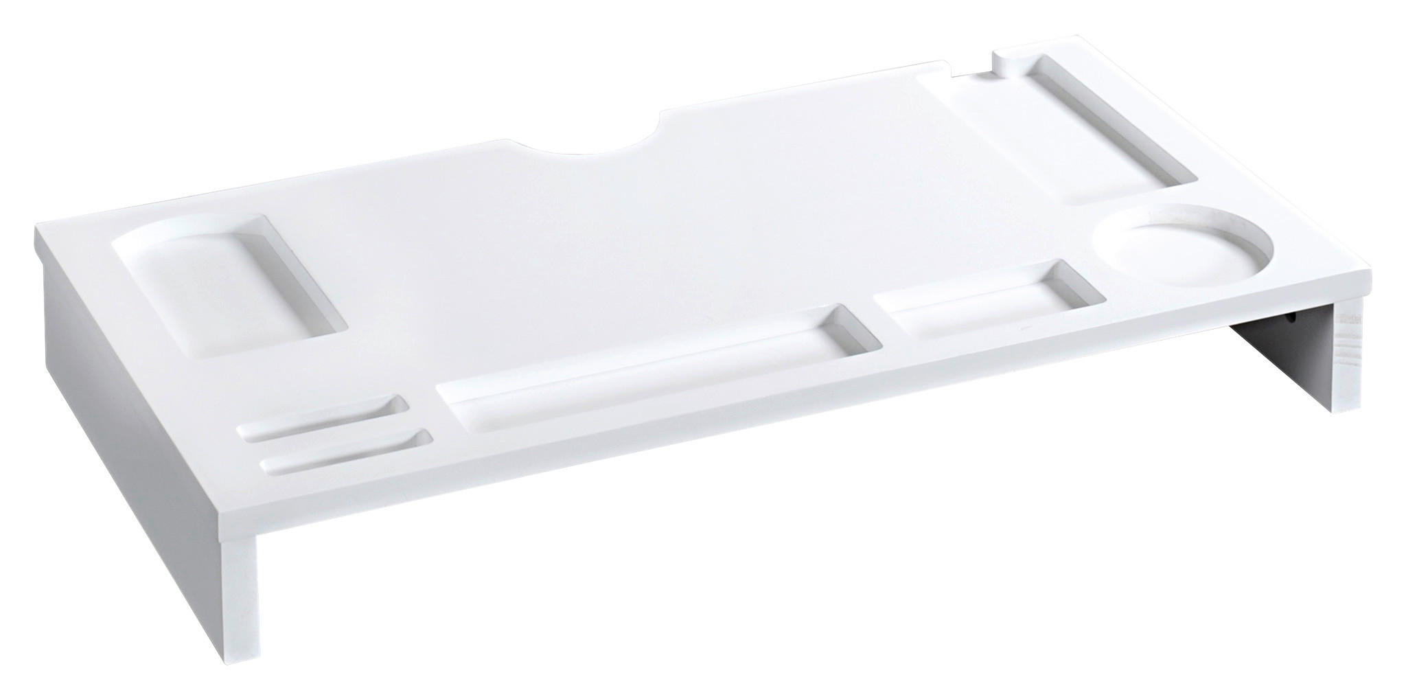 BILDSCHIRMERHÖHUNG Weiß  - Weiß, Basics (60/8,5/30cm) - Kesper