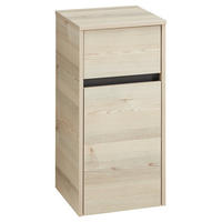 SPODNJA OMARICA 35/71,7/33 cm  - barve pinije/svetlo siva, Konvencionalno, steklo/leseni material (35/71,7/33cm) - Xora