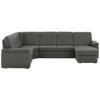 WOHNLANDSCHAFT  in Chenille Grau  - Alufarben/Grau, KONVENTIONELL, Holz/Textil (235/329/160cm) - Beldomo Comfort