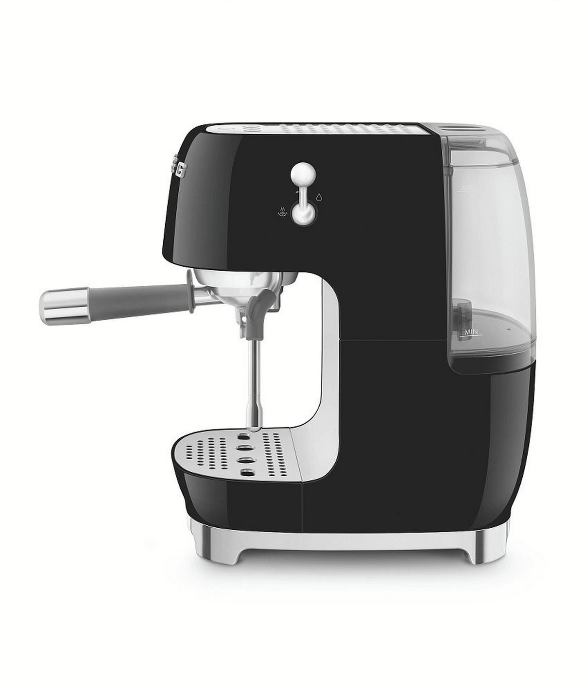 ESPRESSOMASCHINE 50´s Style  - Schwarz, Basics, Kunststoff/Metall - SMEG