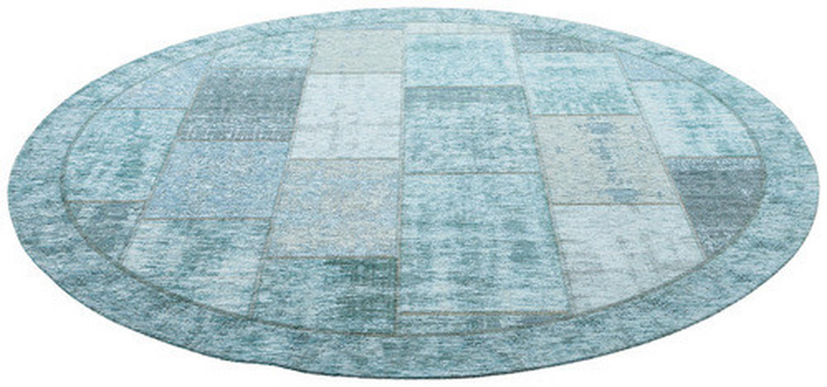 FLACHWEBETEPPICH 200 cm Türkis  - Türkis, Trend, Textil (200cm) - Novel
