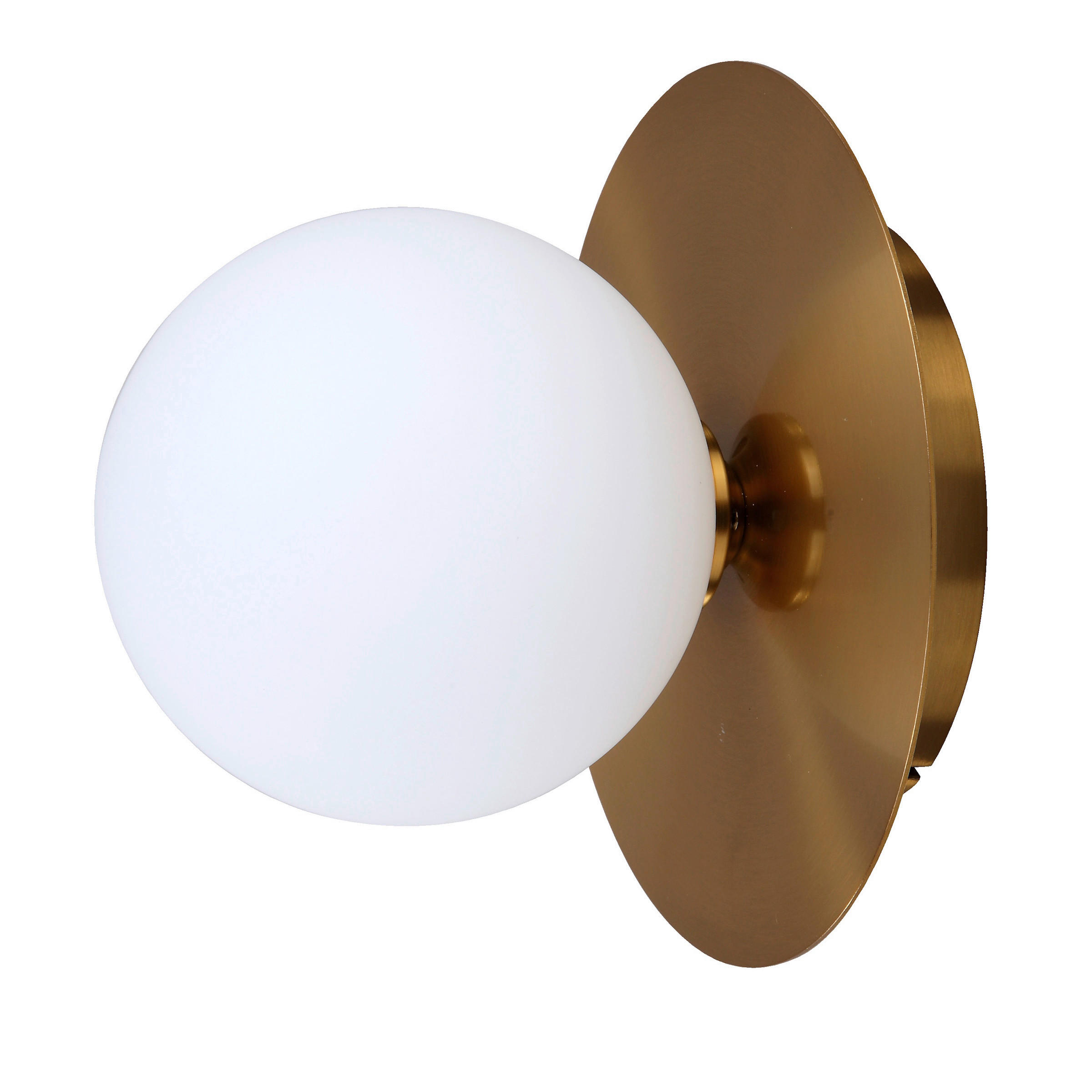 WANDLEUCHTE Roma  15,5/12/18 cm  - Goldfarben, Design, Glas (15,5/12/18cm)
