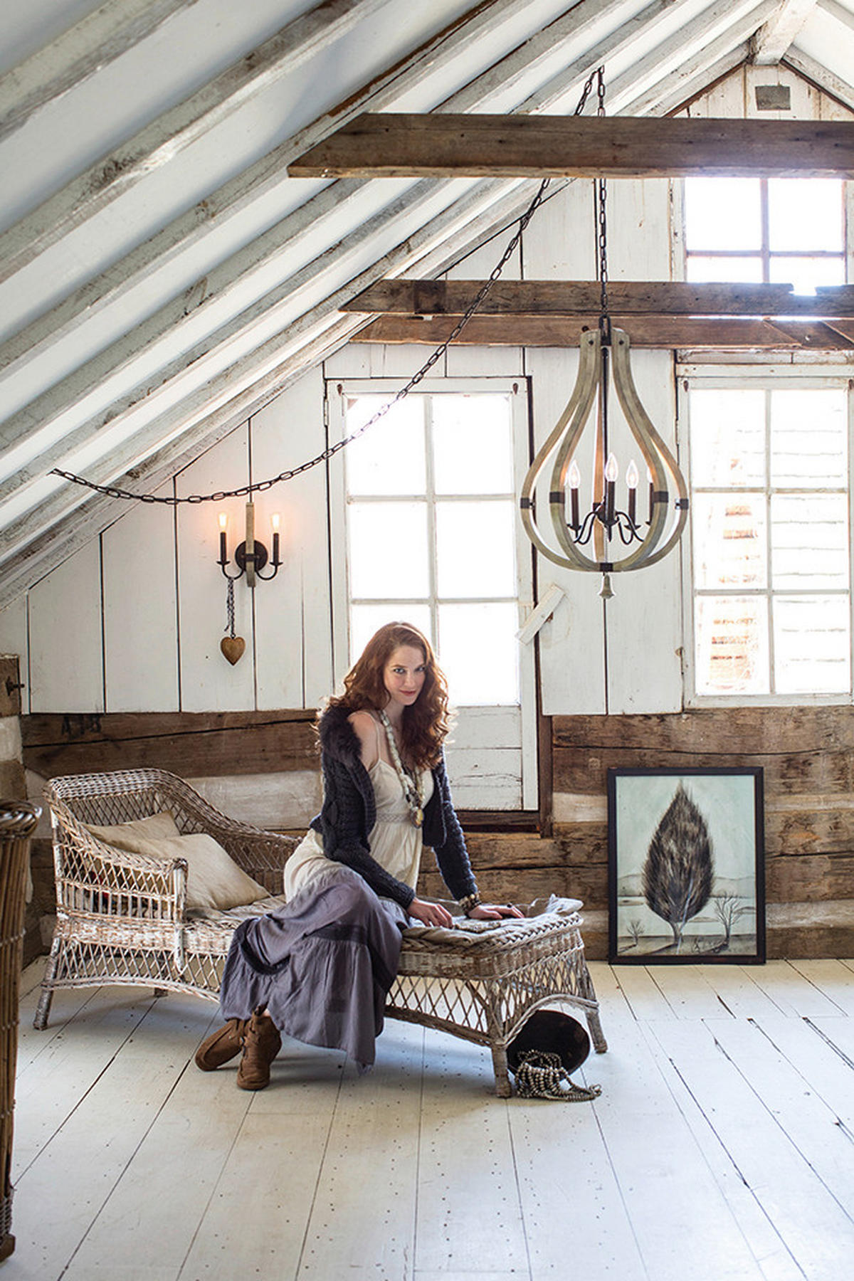 KRONLEUCHTER HK-Middlefield 50.8/81.3 cm   - Rostfarben, ROMANTIK / LANDHAUS, Holz/Metall (50.8/81.3cm) - Elstead Lighting