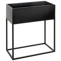 BLUMENSTÄNDER Metall  - Schwarz, Design, Metall (60/30/70cm)