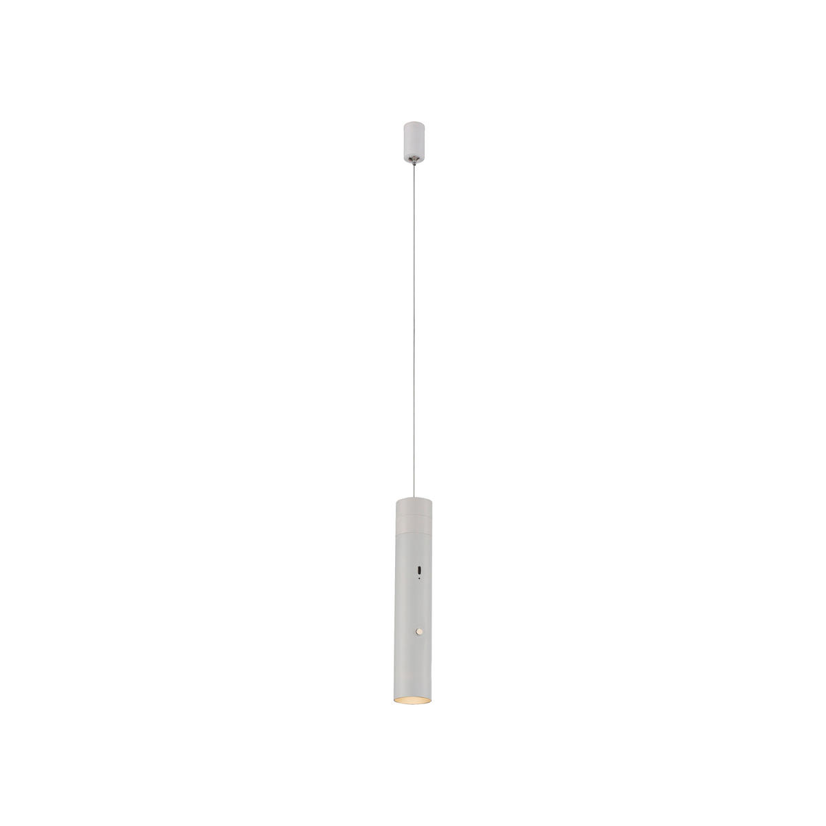 AKKU-LED-HÄNGELEUCHTE 4/4/60-200 cm   - Weiß, Design, Kunststoff/Metall (4/4/60-200cm)