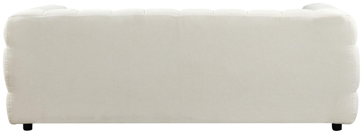 3-SITZER-SOFA Struktur Naturfarben  - Schwarz/Naturfarben, Design, Kunststoff/Textil (218/71/90cm) - Carryhome
