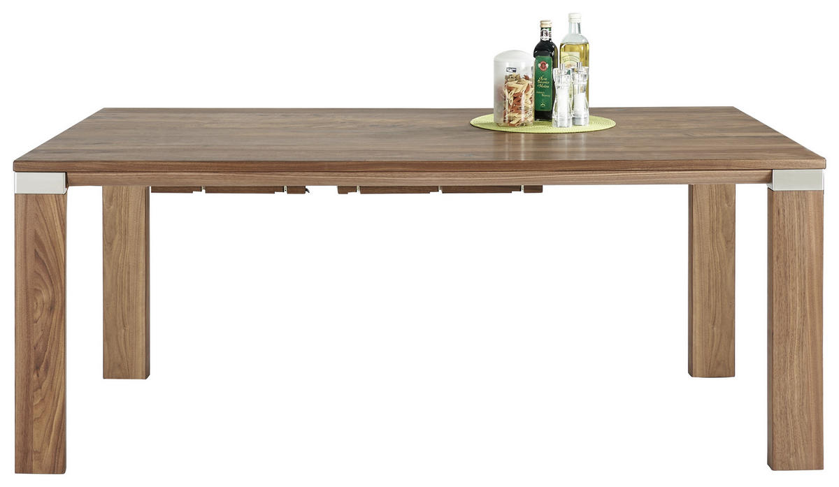 ESSTISCH in Holz 190/100/75 cm  - Nussbaumfarben, Design, Holz (190/100/75cm) - Venjakob