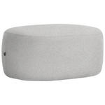 HOCKER in Textil Grau  - Schwarz/Grau, MODERN, Kunststoff/Textil (88/43/66cm) - Hom`in