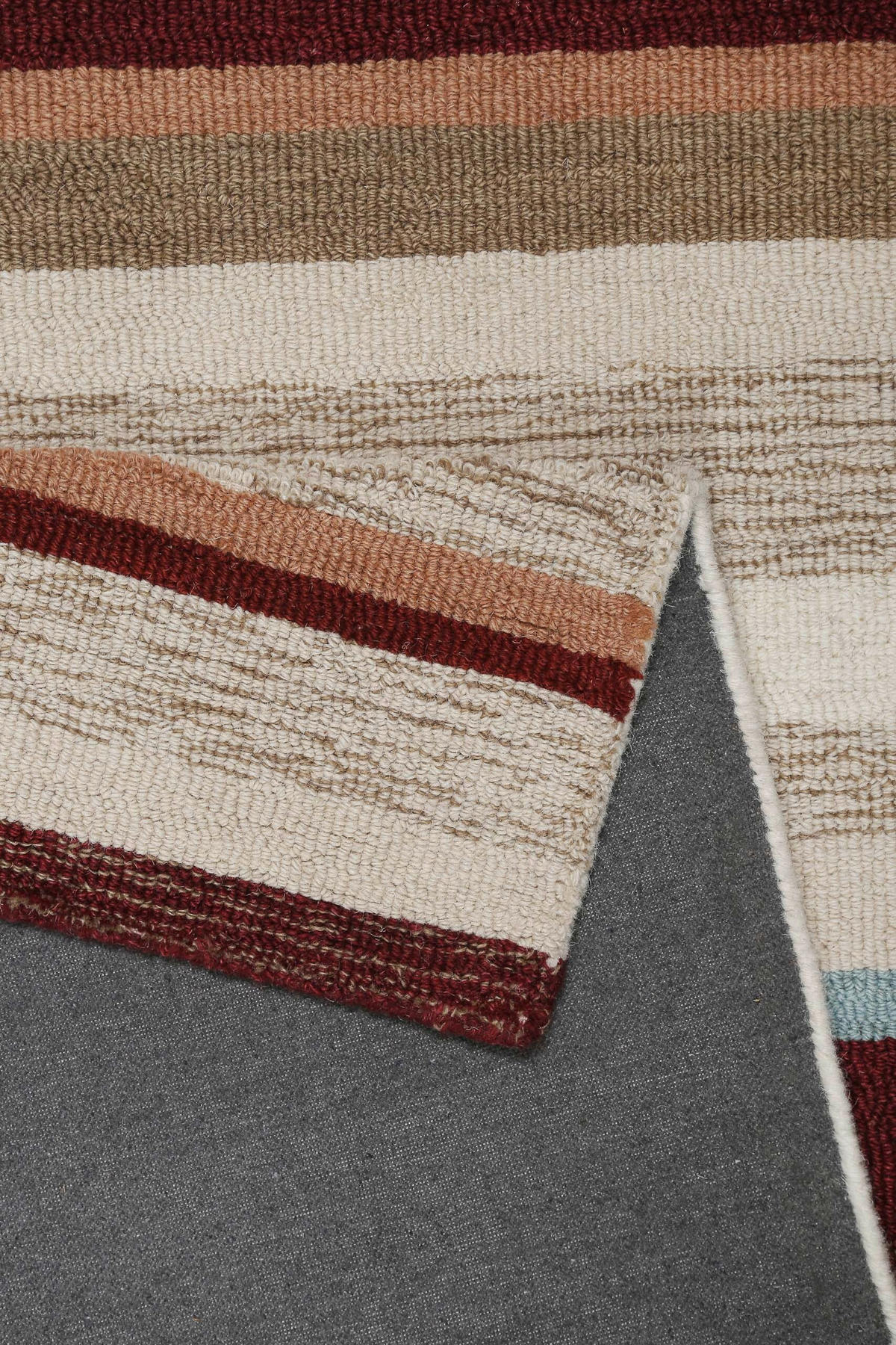 FLACHWEBETEPPICH 140/200 cm Sally Creme, Bordeaux, Beige  - Bordeaux/Beige, KONVENTIONELL, Textil (140/200cm)
