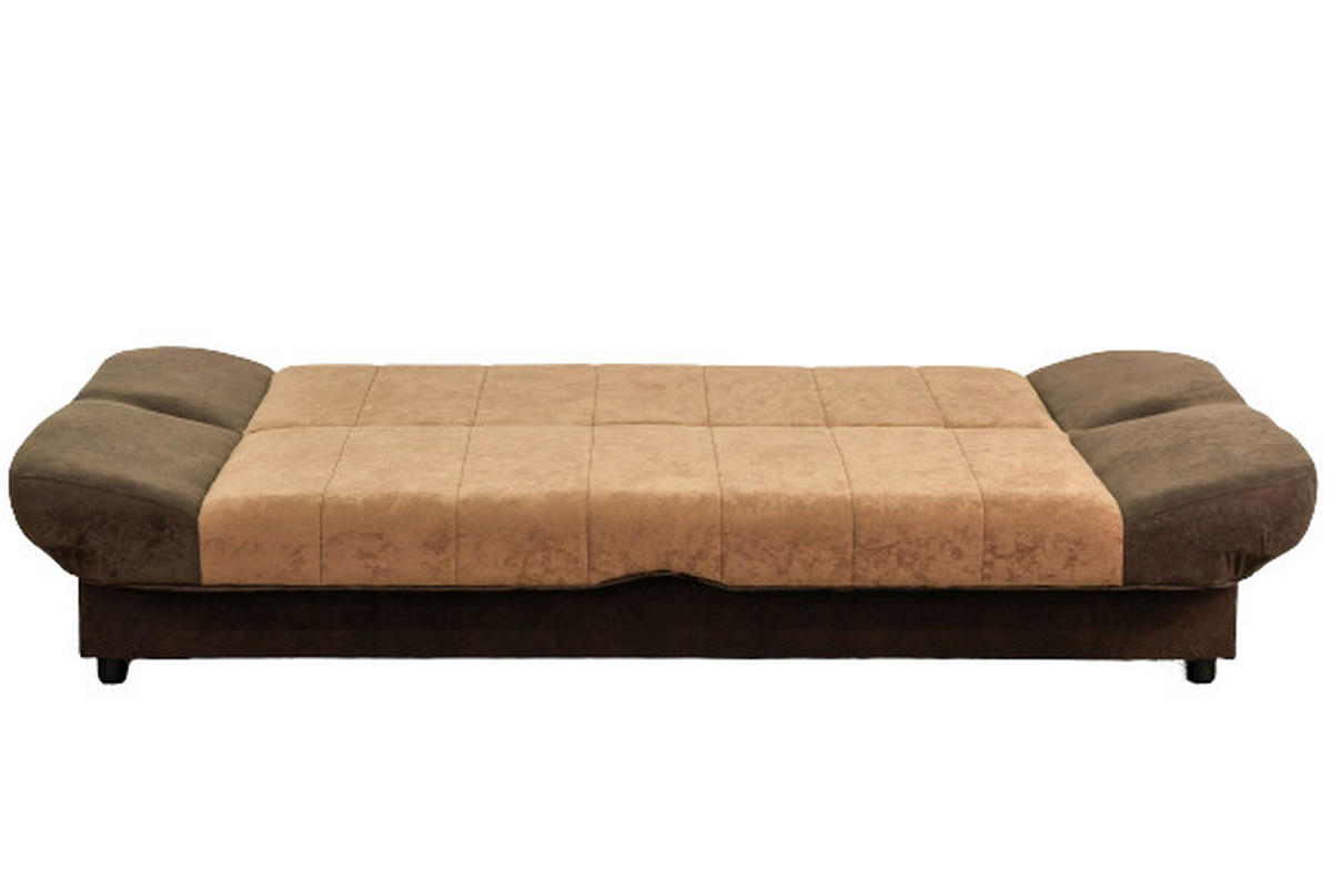 TROSJED plastika, tekstil, drvni materijal  tamno smeđa, svijetlo smeđa    - tamno smeđa/svijetlo smeđa, Design, drvni materijal/tekstil (205/90/90cm) - Boxxx