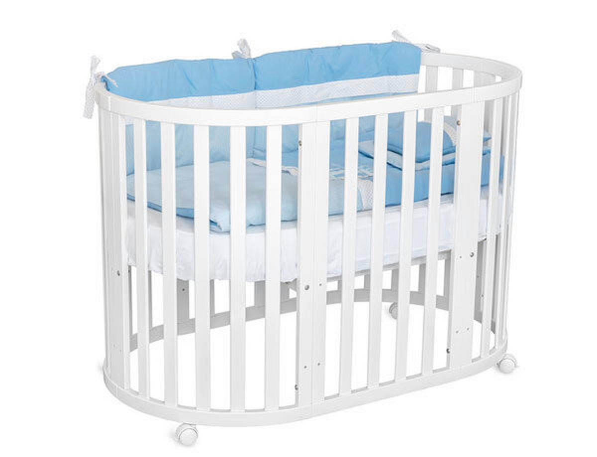 DJEČJI KREVETIĆ  GROW  - bijela, Basics, drvo (67/87/126cm)