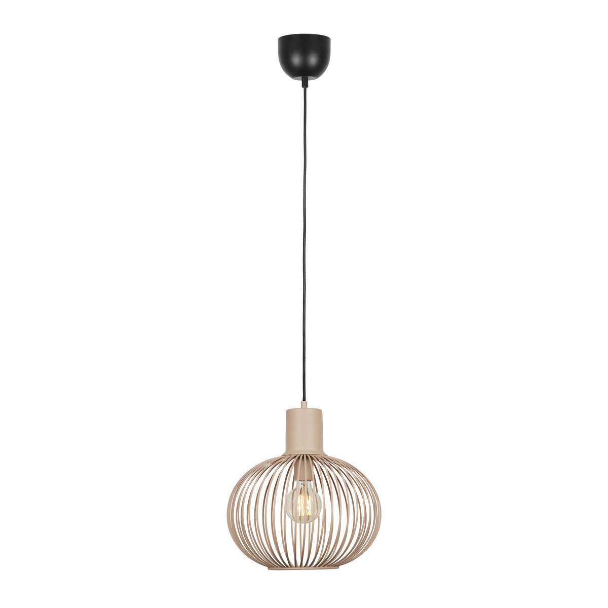 PENDELLEUCHTE 33/150 cm    - Sandfarben, Konventionell, Metall (33/150cm) - Trio Leuchten