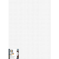 MALIARSKE PLÁTNO NA RÁME - biela, Basics, textil (50/70cm)