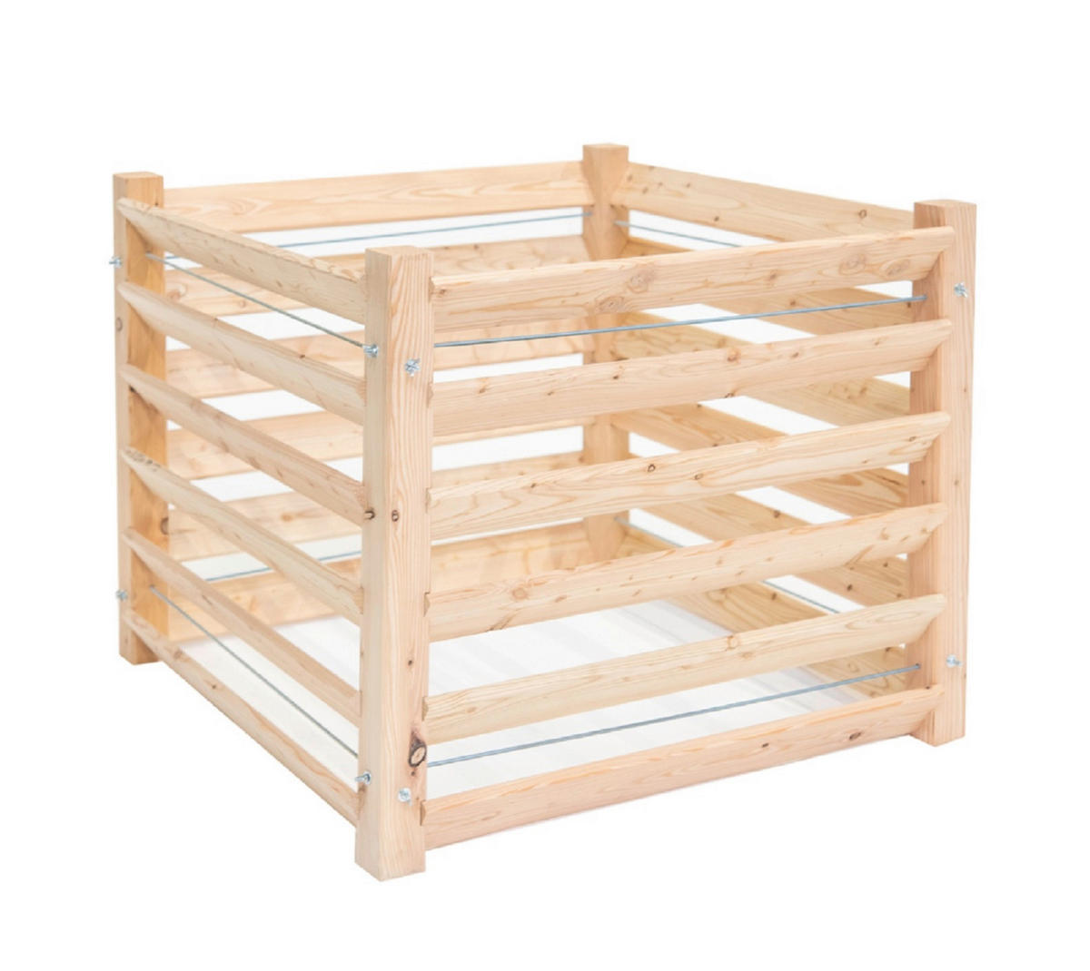 KOMPOSTER 100/80/100 cm  - Lärchefarben, Basics, Holz (100/80/100cm)