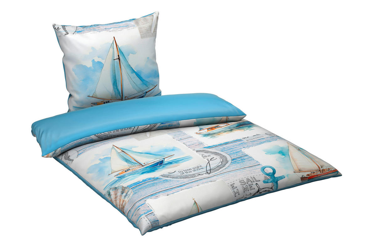 WENDEBETTWÄSCHE Satin 135/200 cm  - Multicolor, Textil (135/200cm) - Esposa