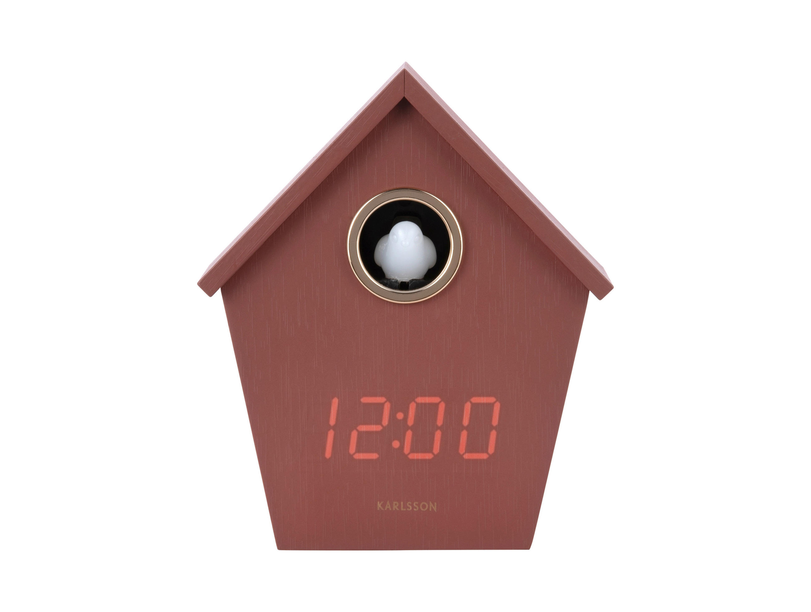 WECKER Terracotta 13/15/7 cm  - Terracotta, Basics, Holzwerkstoff (13/15/7cm) - Karlsson