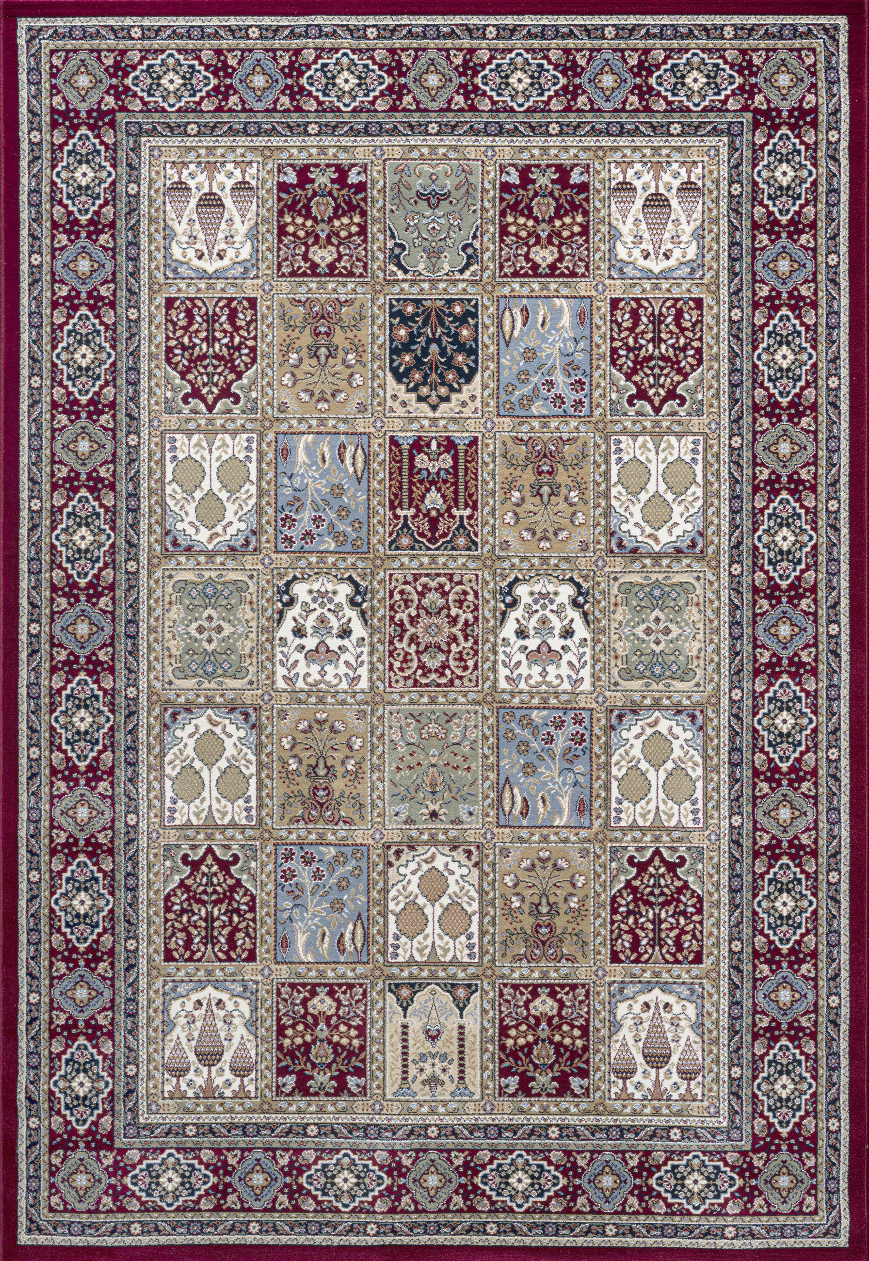 WEBTEPPICH 160/230 cm Ferrara Rot  - Rot, LIFESTYLE, Textil (160/230cm) - Novel