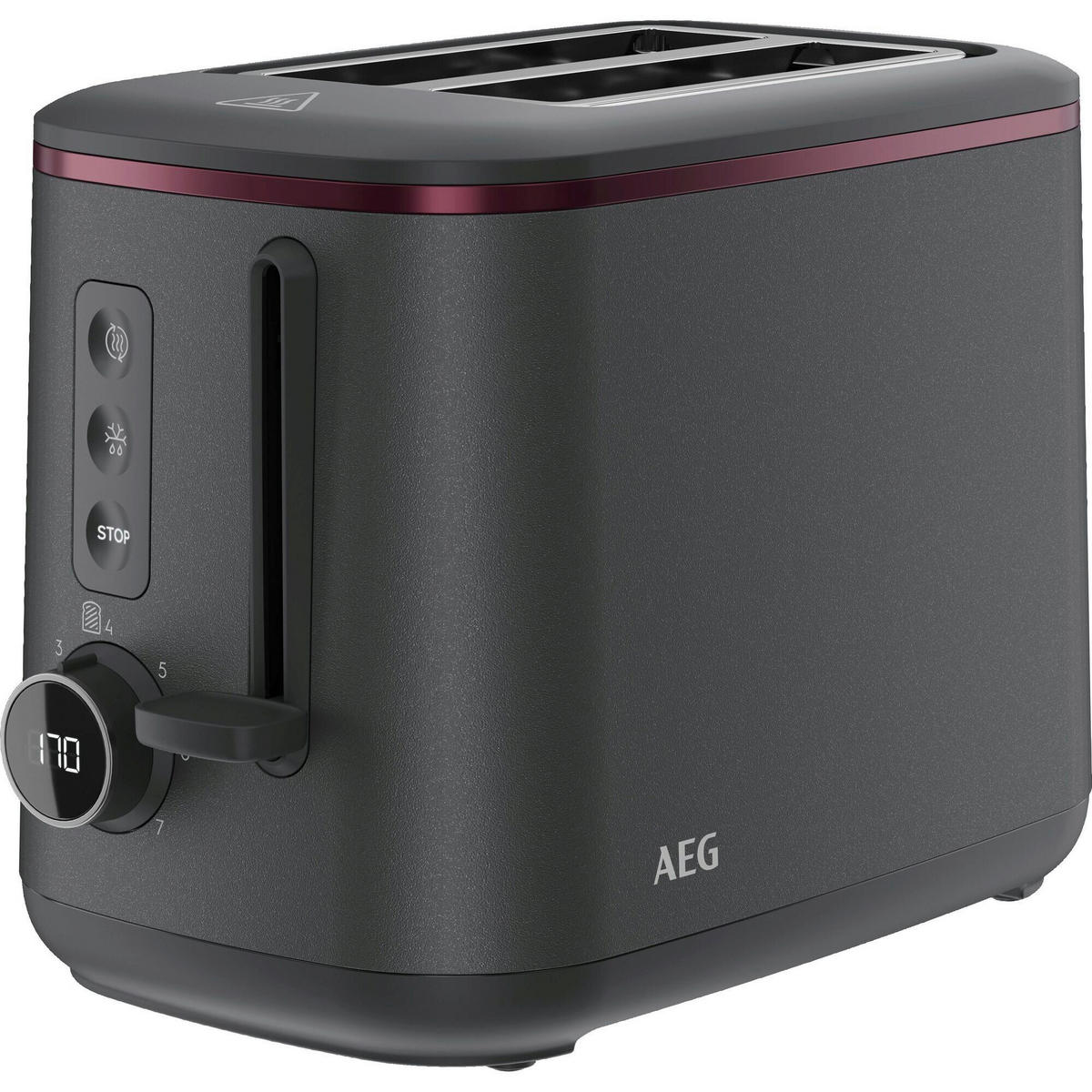 TOASTER Design Collection  - Schwarz, Basics, Metall (28,4/20,3/16,8cm) - AEG