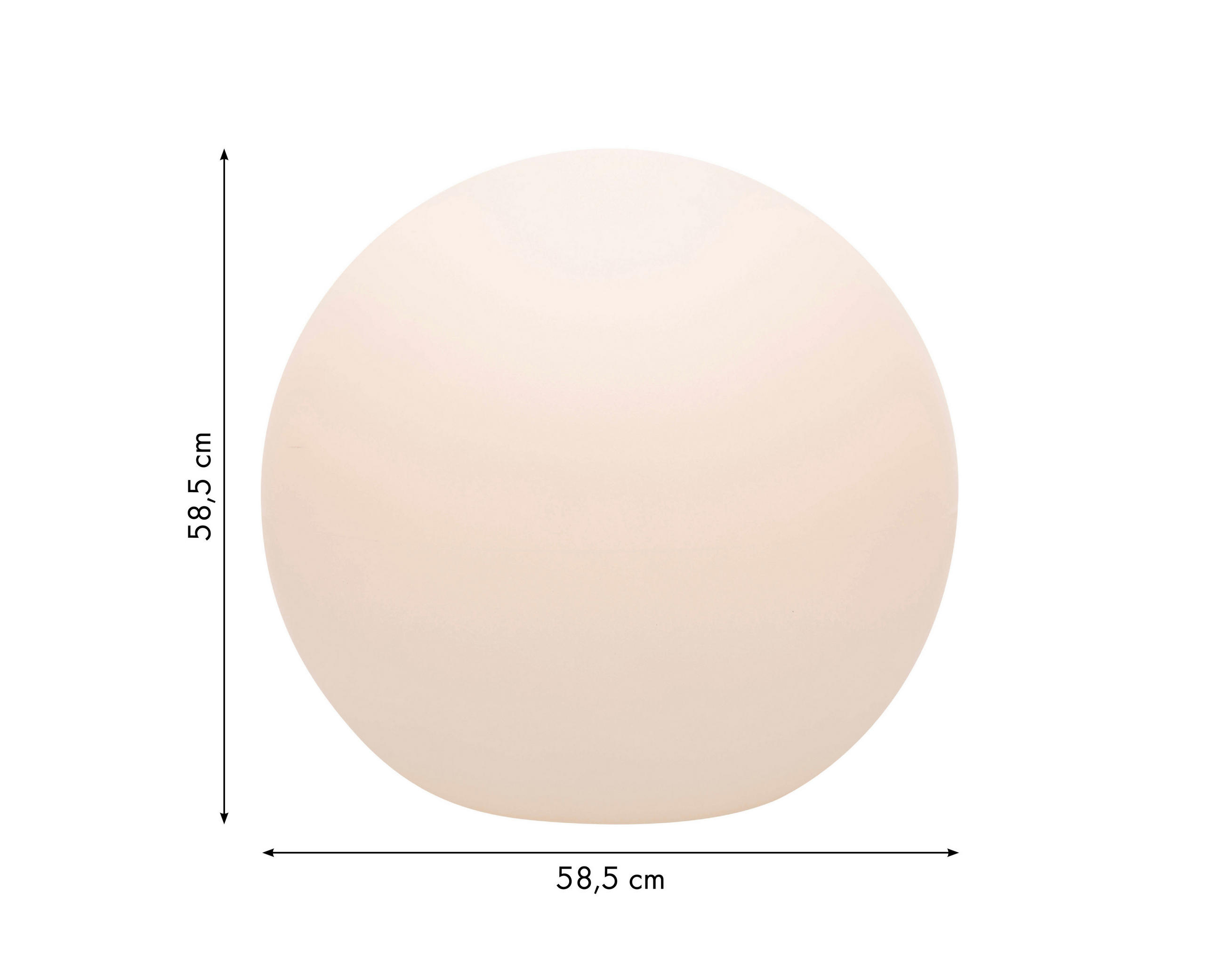 LED-DEKORATIONSLAMPA 60 cm  - vit, Basics, plast (60cm)