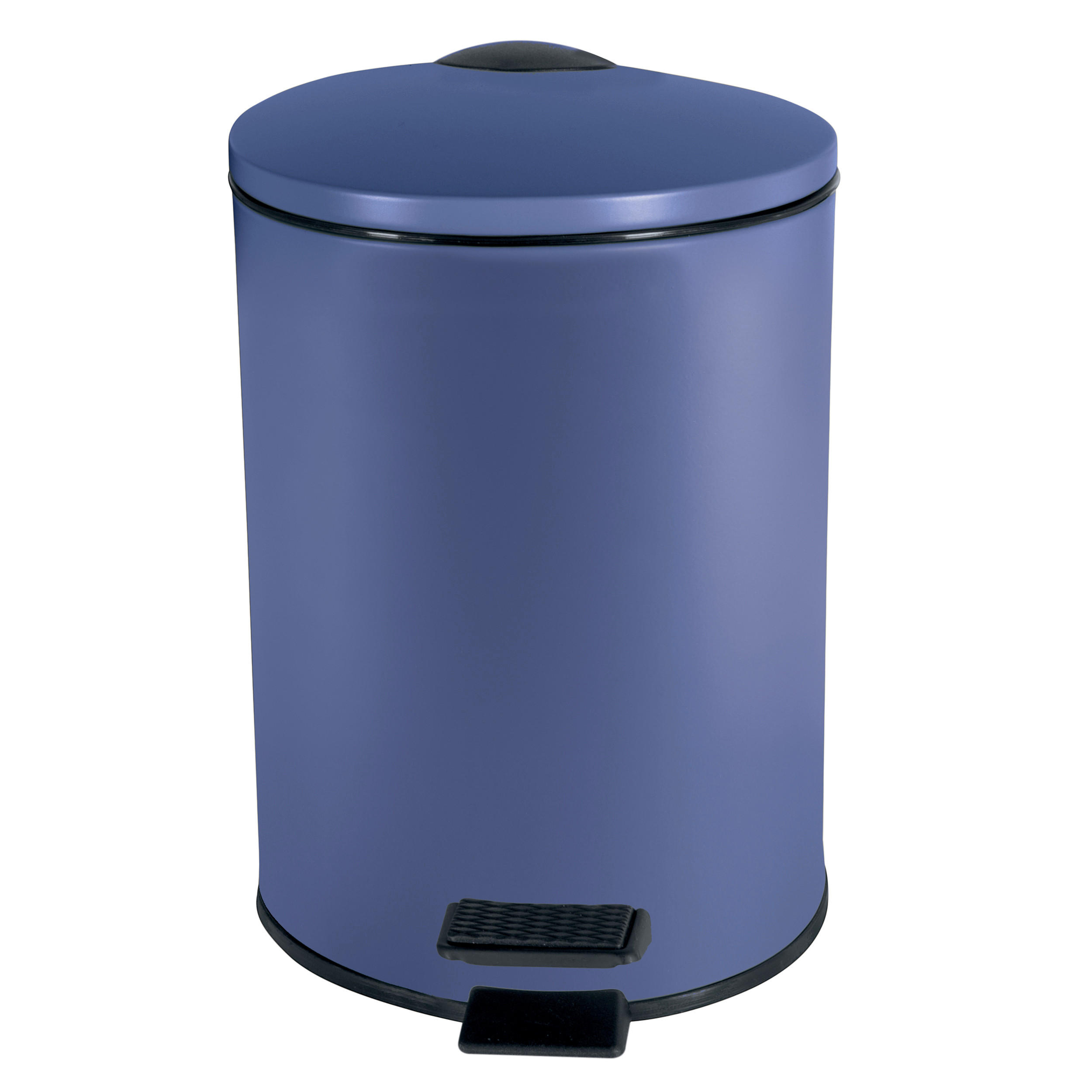 TRETEIMER ADELAR 3 L  - Blau/Schwarz, Basics, Kunststoff/Metall (16.80/16.80/22,8cm) - Spirella