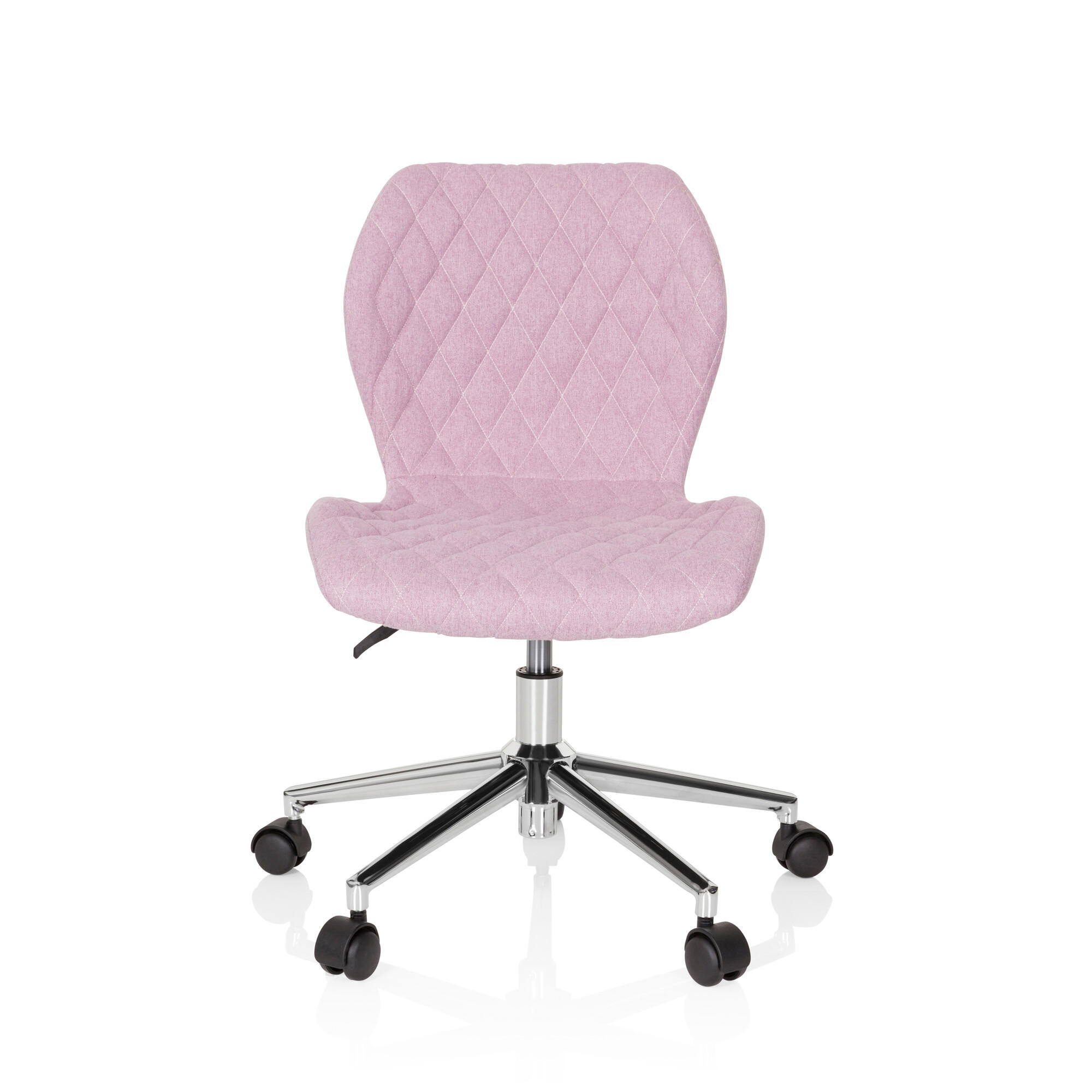 SNURRSTOL FÖR UNGDOMAR  i rosa  - rosa, Basics, textil/plast (47/73-83/43cm) - MID.YOU