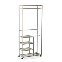 KLEIDERWAGEN in Creme 75/183/35 cm   - Creme, Basics, Kunststoff/Metall (75/183/35cm)