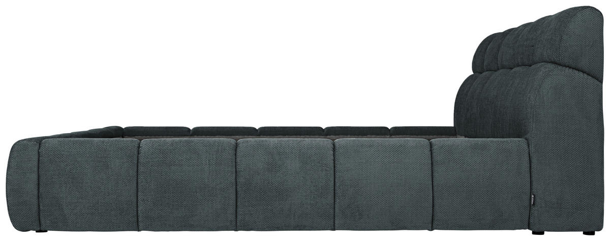 POLSTERBETT 160/200 cm  in Petrol, Graublau  - Graublau/Petrol, Design, Kunststoff/Textil (160/200cm) - Esposa