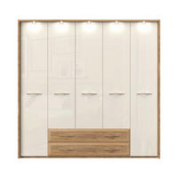 ORMAR SA KLASIČNIM VRATIMA bež  232/227/60 cm  - bež, Dizajnerski, metal/pločasti materijal (232/227/60cm)