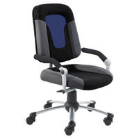 JUGENDDREHSTUHL Anthrazit, Blau, Schwarz  - Blau/Anthrazit, Basics, Metall (60/86-99/67cm) - Stylife