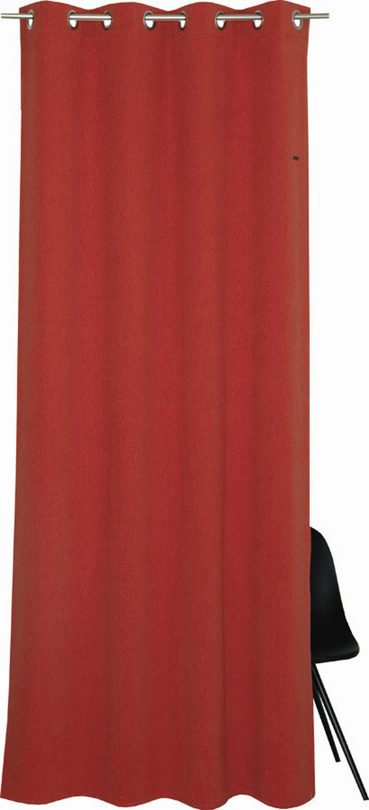 ÖSENVORHANG blickdicht  - Rostfarben, Basics, Textil (140/250cm) - Esprit