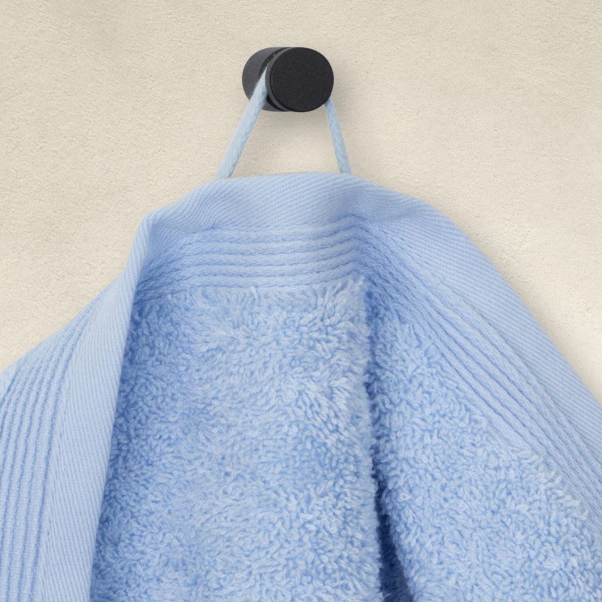 HANDTUCH Superwuschel Hellblau  - Hellblau, Basics, Textil (50/100cm) - Moeve