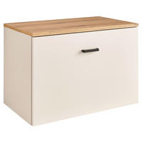 GARDEROBNA KLOP barve hrasta, kašmir - kašmir/črna, Basics, umetna masa/leseni material (60/43/38cm) - Xora