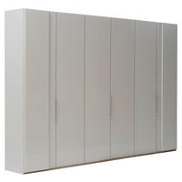 DREHTÜRENSCHRANK in Champagner  - Chromfarben/Champagner, Design, Glas/Holzwerkstoff (300/216/59cm) - Dieter Knoll