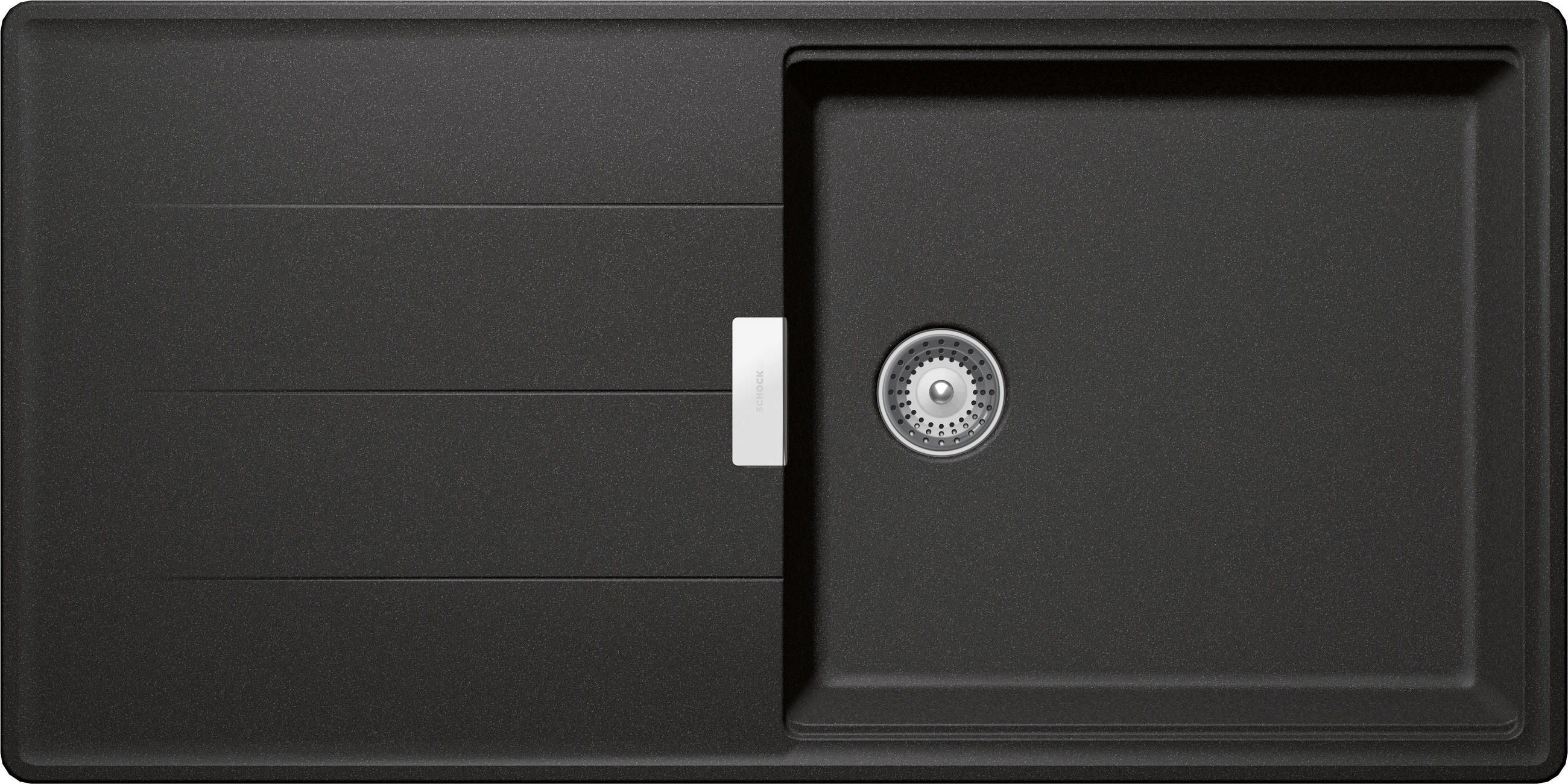 SPÜLE TIAD100LASTO  - Graphitfarben, Basics, Stein (100/50cm) - Schock