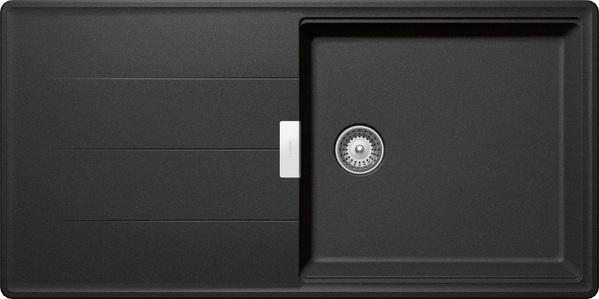 SPÜLE TIAD100LUSTO  - Graphitfarben, Basics, Stein (100/50cm) - Schock