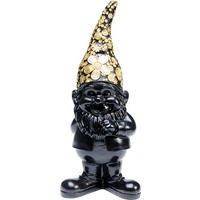 DEKOZWERG - Goldfarben/Schwarz, Trend, Kunststoff (15/46/19cm) - Kare-Design