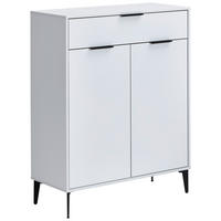 SCHUHSCHRANK JOLLY  in 92/117/40 cm  - Anthrazit/Hellgrau, MODERN, Holzwerkstoff/Metall (92/117/40cm) - Hom`in