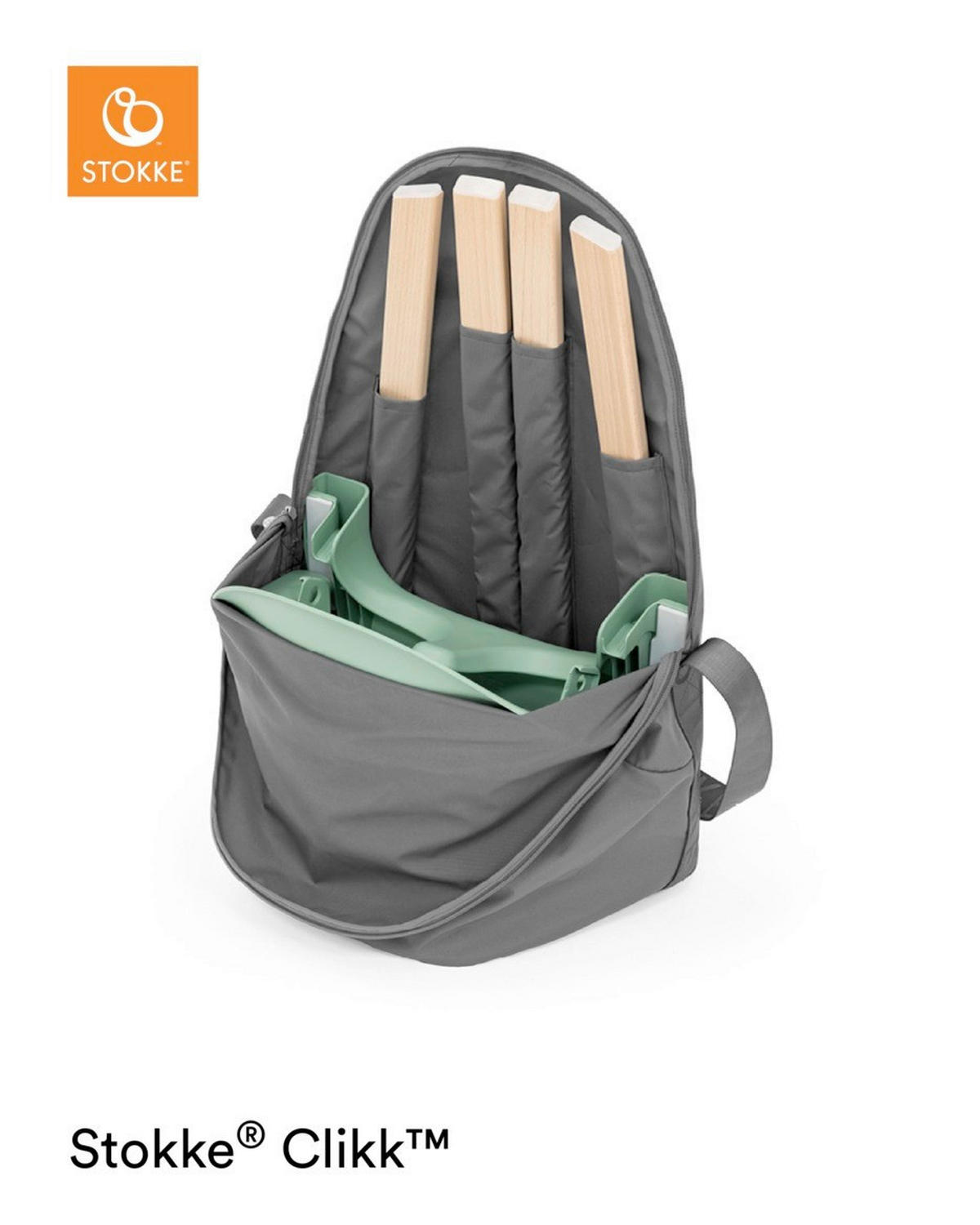 TORBA ZA PRIPOMOČKE  Clikk  78/64/1 cm         črna  - črna, Basics, umetna masa (78/64/1cm) - Stokke