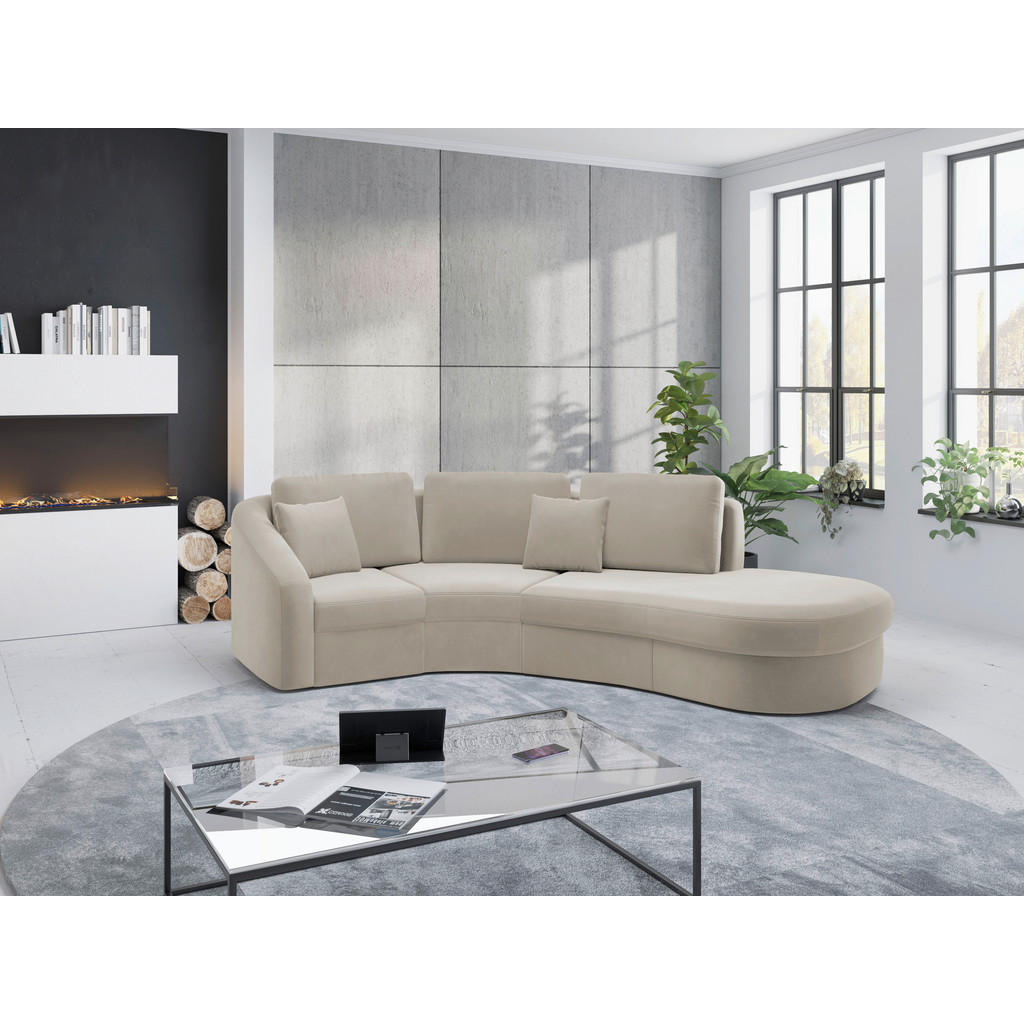 Sit & More ROHOVÁ SEDAČKA, textil, piesková