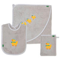 FROTTIERSET ENTE Grau  - Grau, Basics, Textil