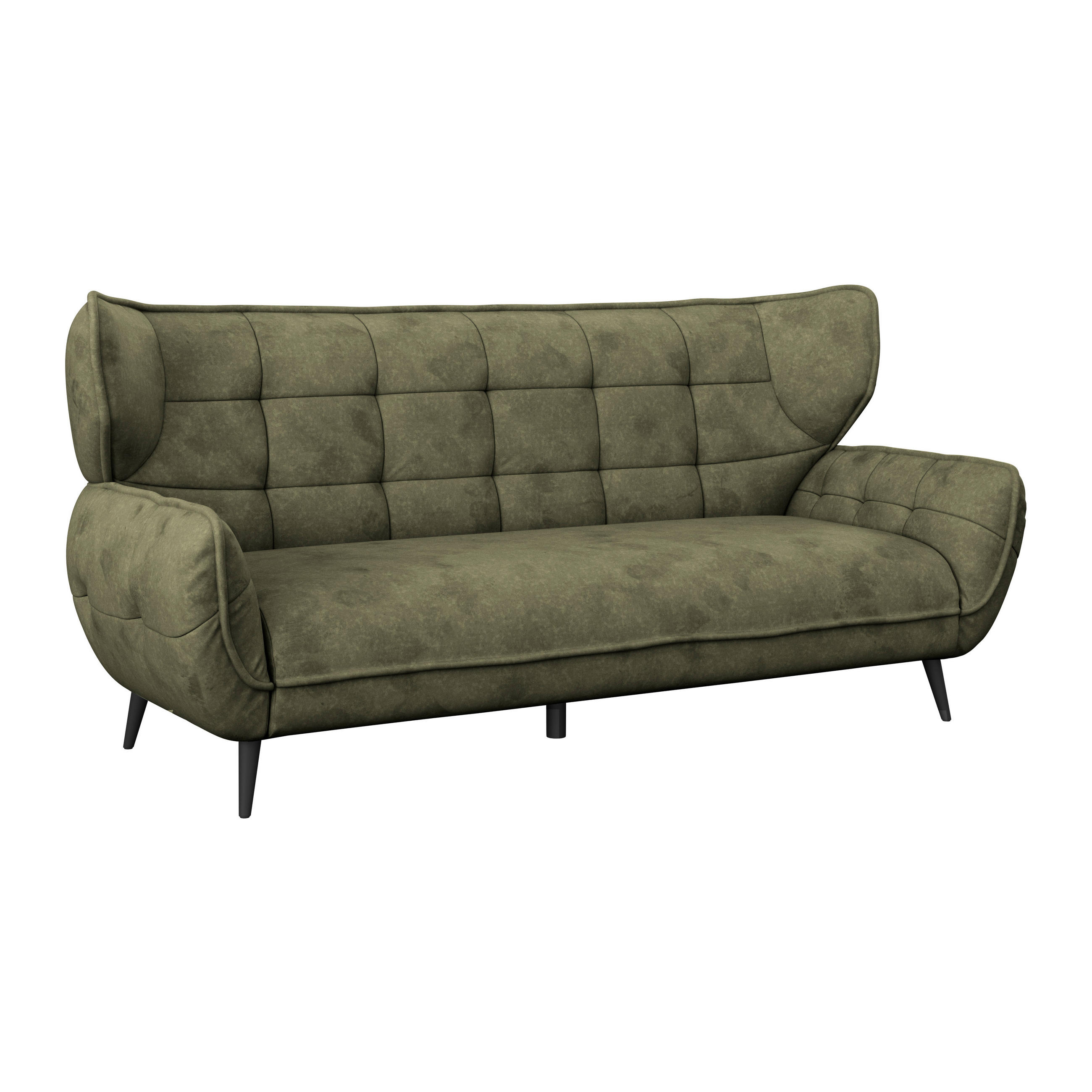 3-sitzer-sofa Prince Dunkelgrün B: 221 Cm