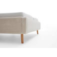 POLSTERBETT 180/200 cm  in Beige  - Eichefarben/Birkefarben, Design, Holz/Textil (180/200cm) - Xora