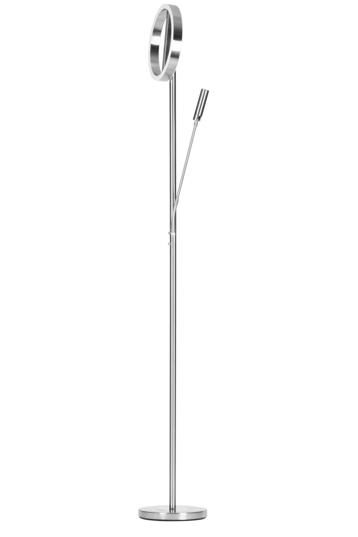 LED-DECKENFLUTER 28/180 cm    - Silberfarben/Weiß, Design, Kunststoff/Metall (28/180cm) - Novel