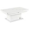 SOFFBORD i metall, keramik 125-150/70/49,5-79 cm  - vit, Design, metall/keramik (125-150/70/49,5-79cm) - Livetastic