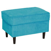 TABURETKA, textil, kartón, kompozitné drevo, 76/53/35 cm - čierna/tyrkysová, Basics, kartón/kompozitné drevo (76/53/35cm) - Niels Andersson