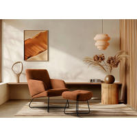 SESSELSET Chenille Rot  - Weiss/Rot, Design, Textil/Metall (67/87/74cm) - Livetastic