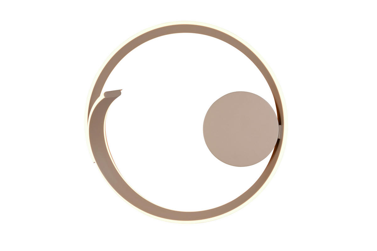 LED-DECKENLEUCHTE CIRONDA  - Beige, Design, Metall (59,5/26,5/58,7cm) - Cinque