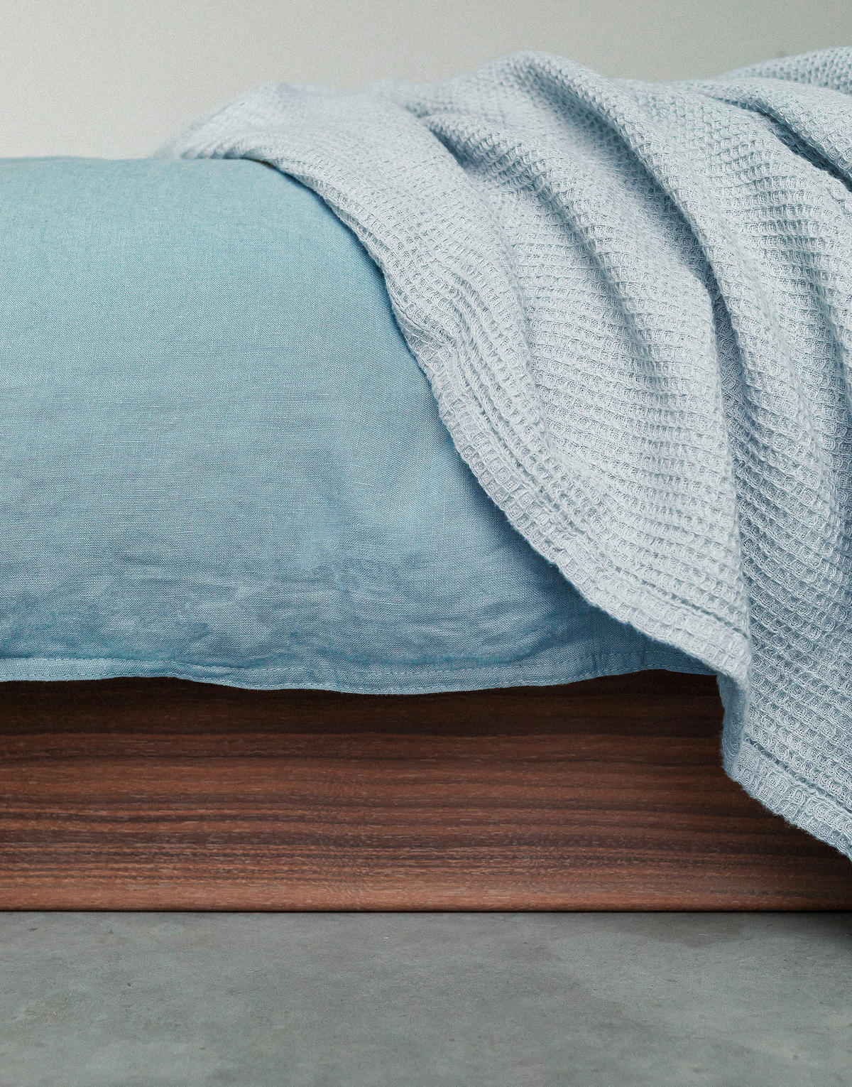 BETTWÄSCHE VALKA Flachgewebe 135/200 cm  - Hellblau, Basics, Textil (135/200cm) - Marc O'Polo