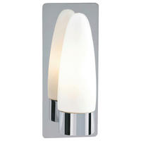 WANDLEUCHTE BULLET 22/11/9 cm   - Chromfarben/Weiß, Basics (22/11/9cm) - Markslöjd