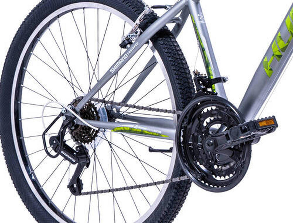 KINDERFAHRRAD 26 Zoll  - Edelstahlfarben, Basics, Metall (61,8/177/104,1cm)